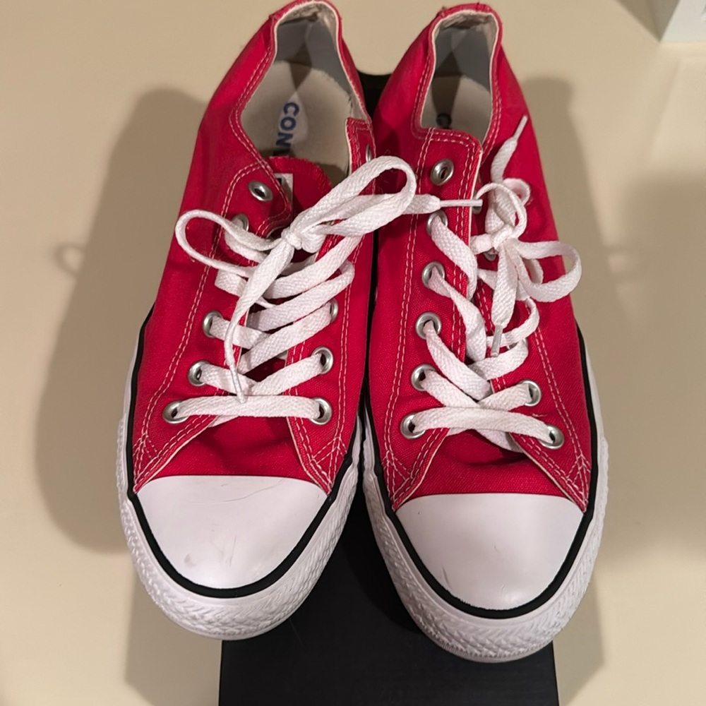 Women’s Red Converse Chucks size 10